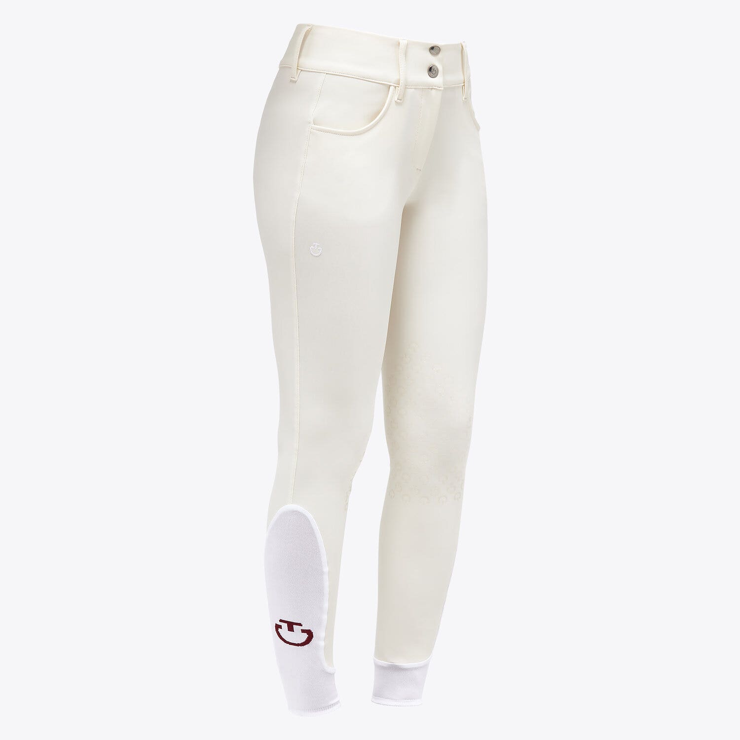 Cavalleria Toscana Cavalleria Toscana Women's knee grip jumping breeches Off-White-1