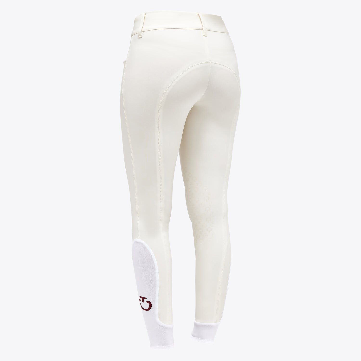 Cavalleria Toscana Pantaloni Cavalleria Toscana da donna jumping grip al ginocchio Off-White-3