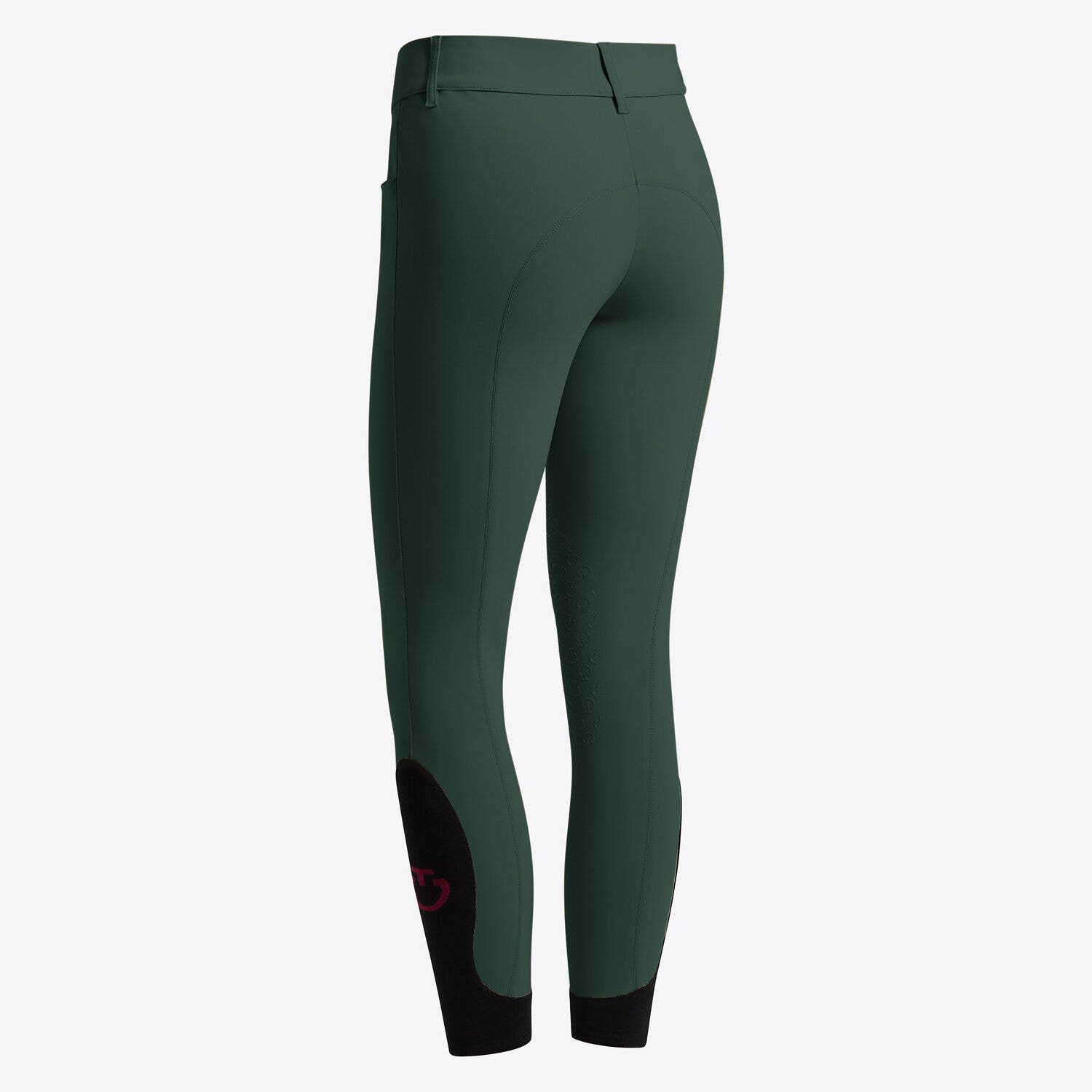 Cavalleria Toscana Cavalleria Toscana Women's knee grip jumping breeches JUNGLE GREEN-2