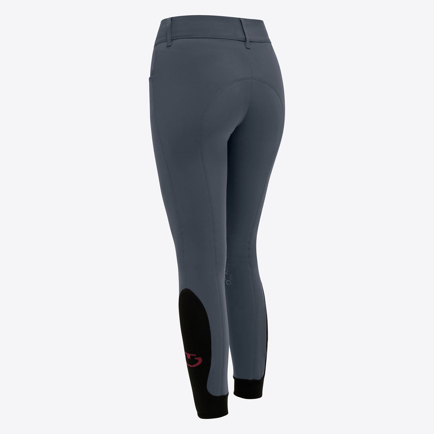 Cavalleria Toscana Cavalleria Toscana Women's knee grip jumping breeches CHARCOAL GREY-2