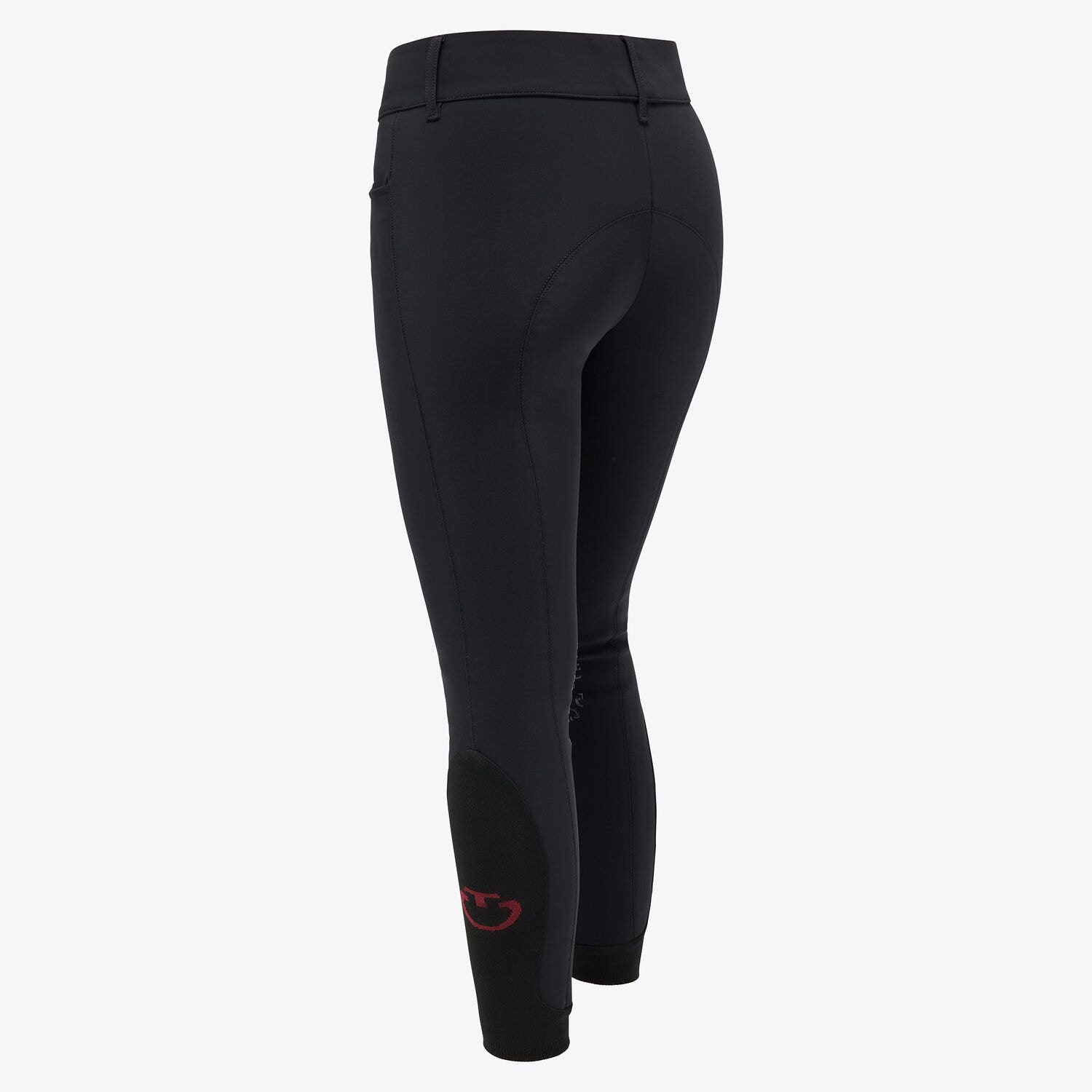Cavalleria Toscana Women's high rise jumping breeches BLACK-2