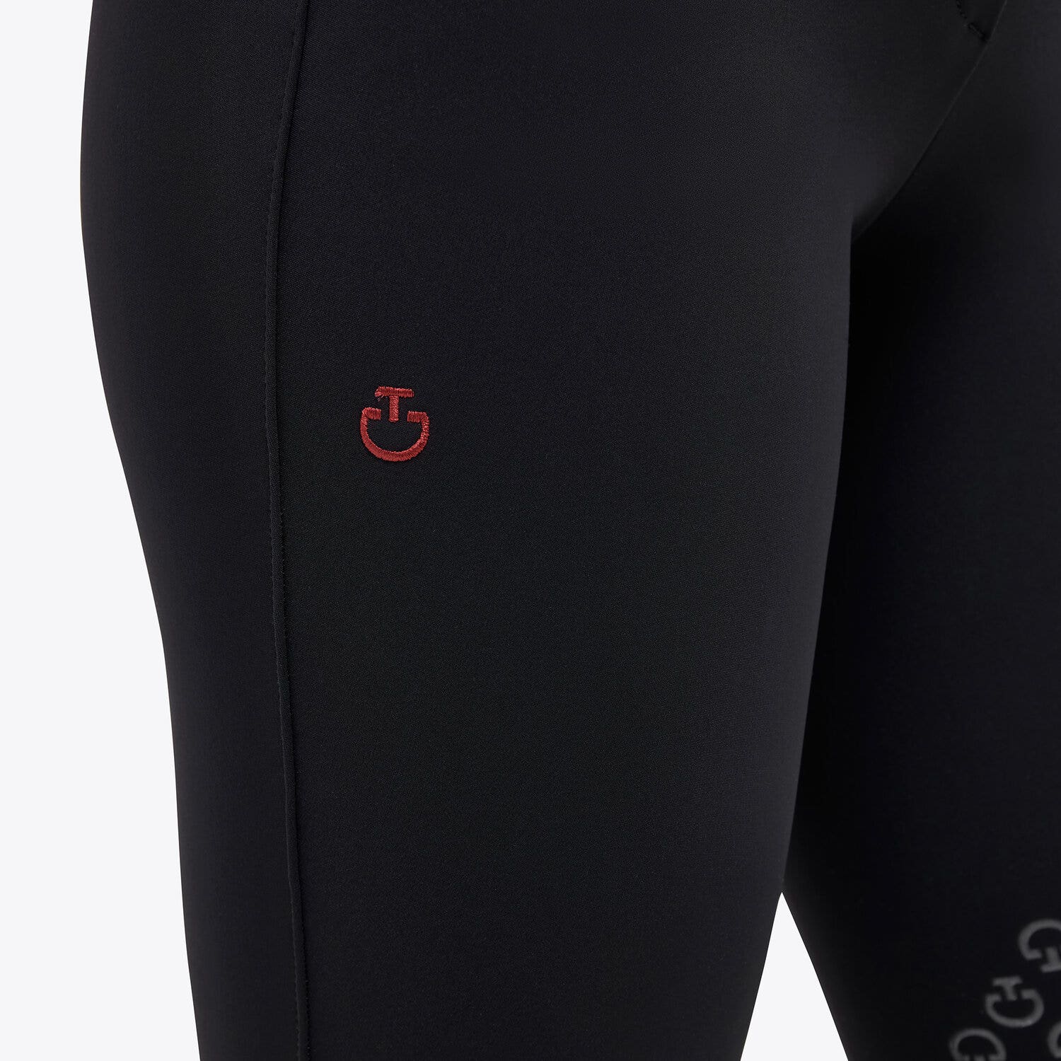 Cavalleria Toscana Women's high rise jumping breeches BLACK-3