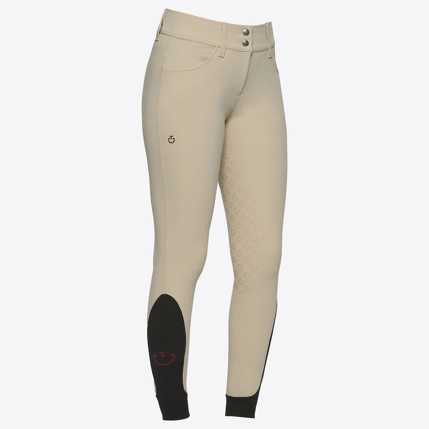 Cavalleria Toscana Women's full grip dressage breeches BEIGE-1