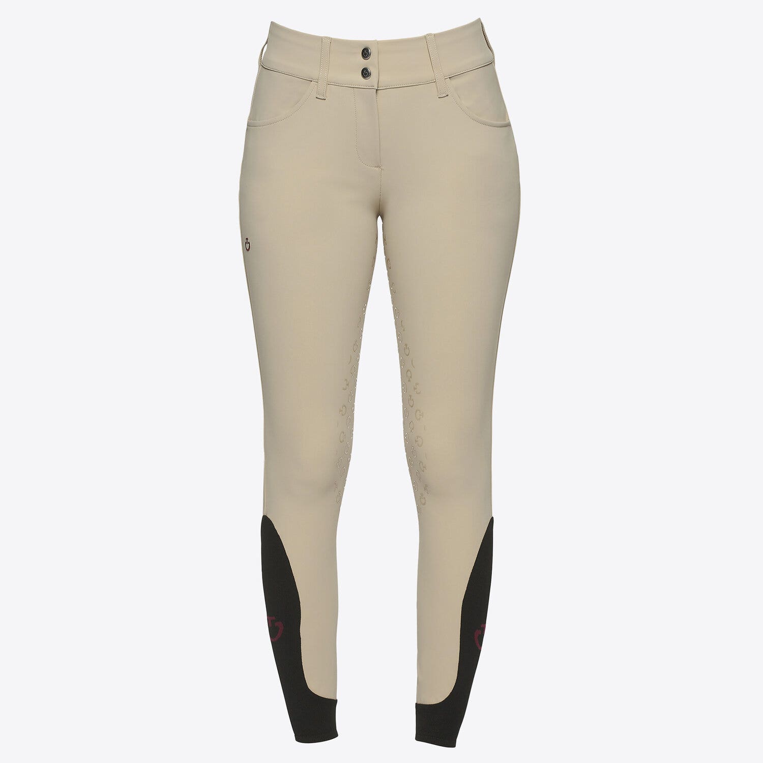 Cavalleria Toscana Women's full grip dressage breeches BEIGE-2