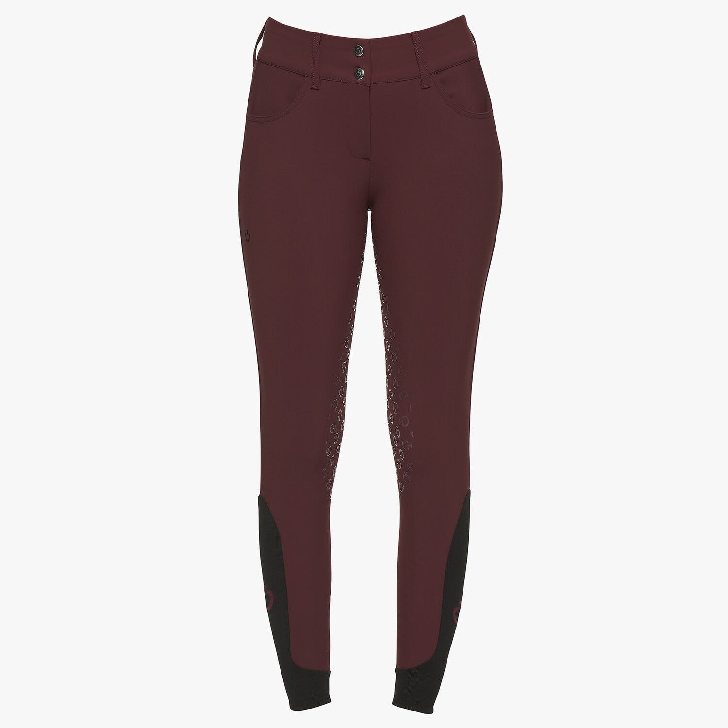 Cavalleria Toscana Women's full grip dressage breeches BORDEAUX-2