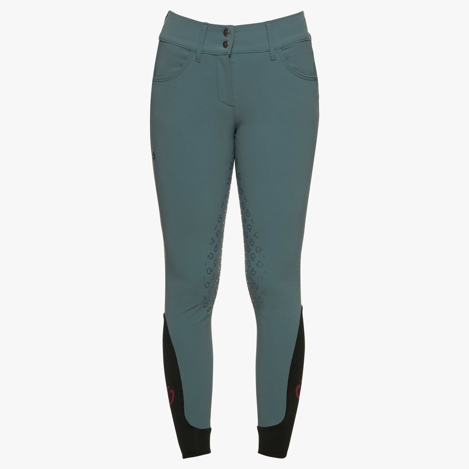 Cavalleria Toscana Cavalleria Toscana Women's Dressage Breeches PETROLEUM-1