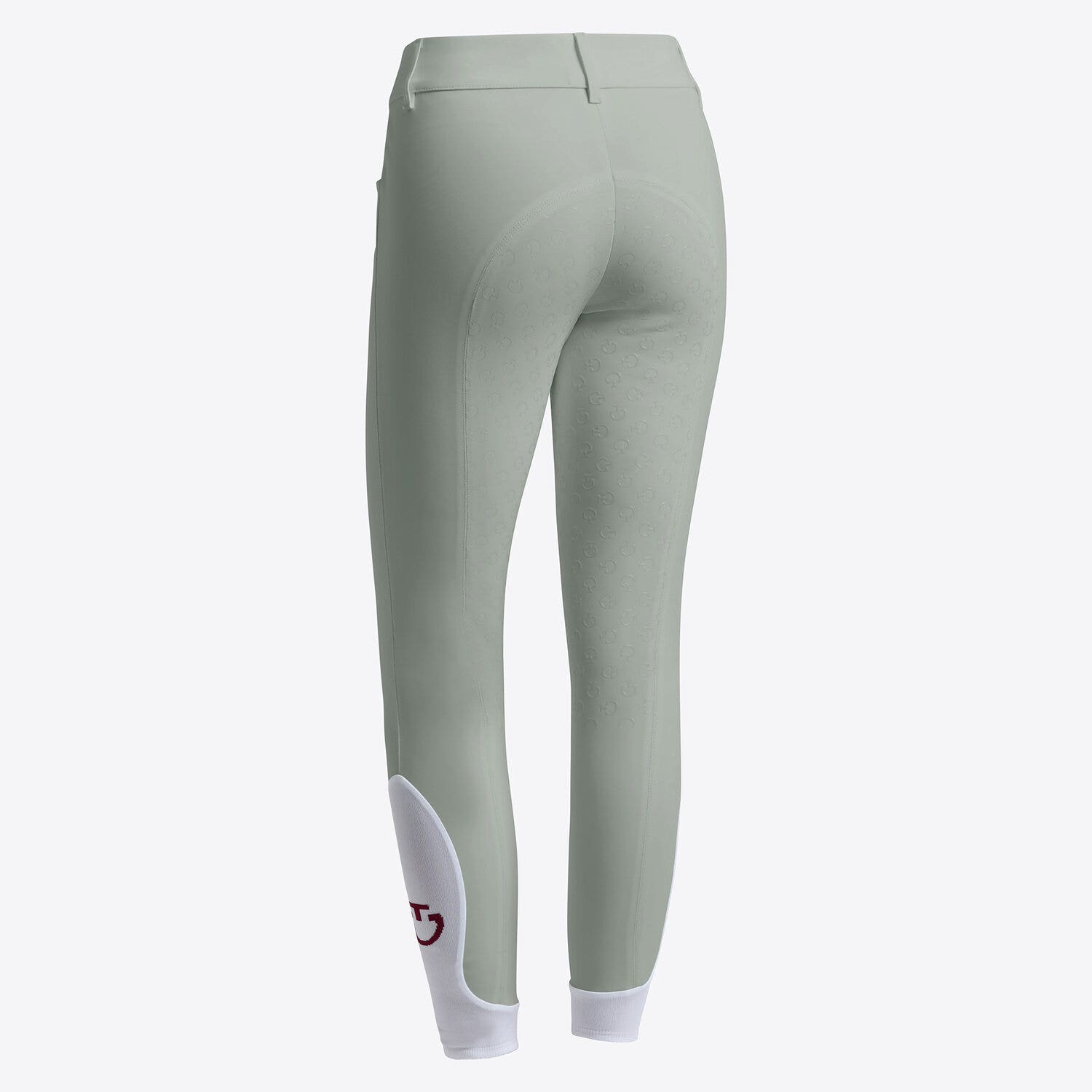 Cavalleria Toscana Women's full grip dressage breeches LIGHT GREEN-2