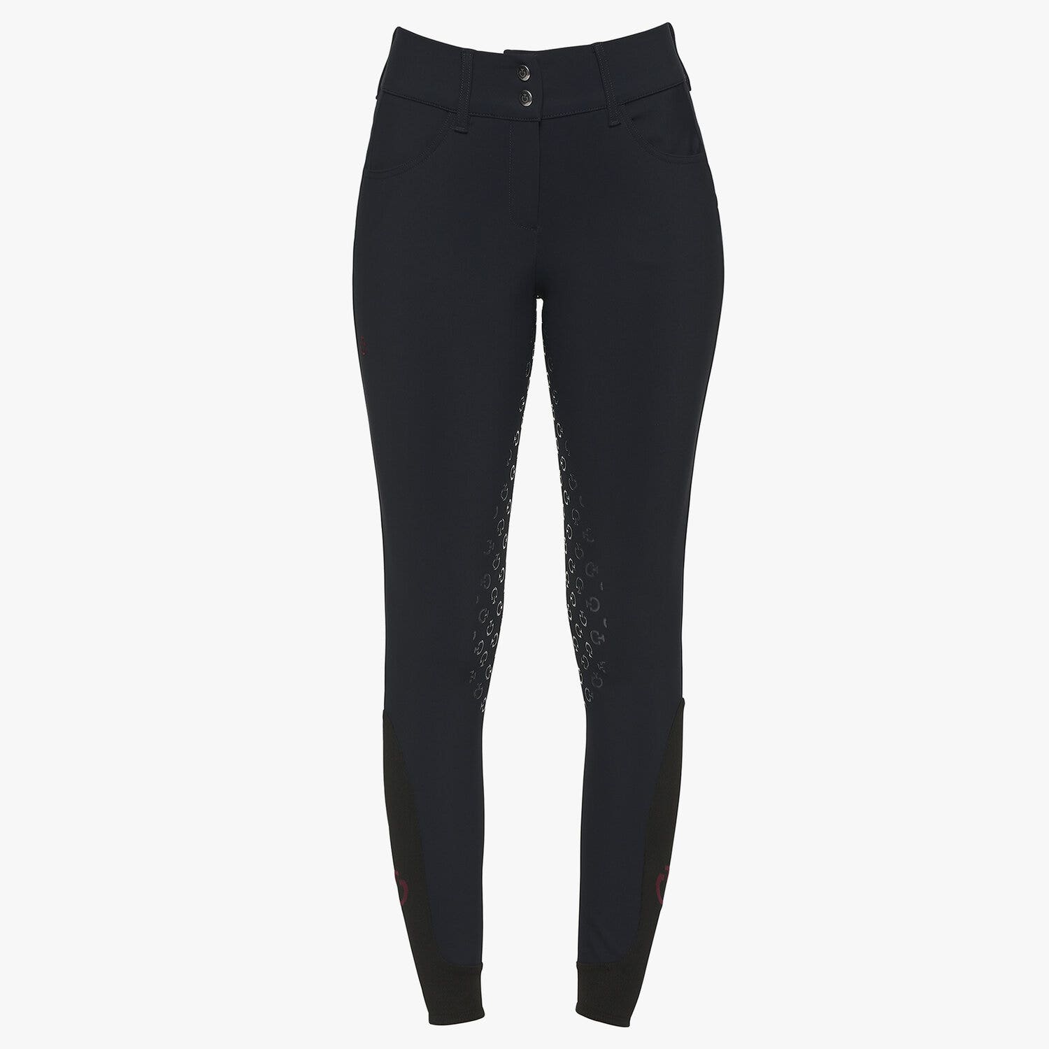 Cavalleria Toscana Women's full grip dressage breeches NAVY-2