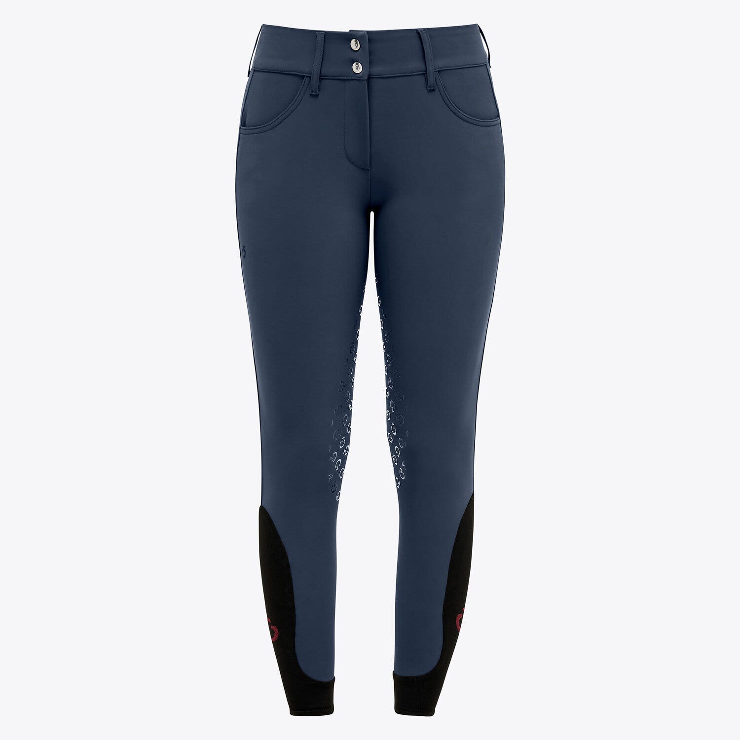 Cavalleria Toscana Women's full grip dressage breeches ATLANTIC BLUE-1