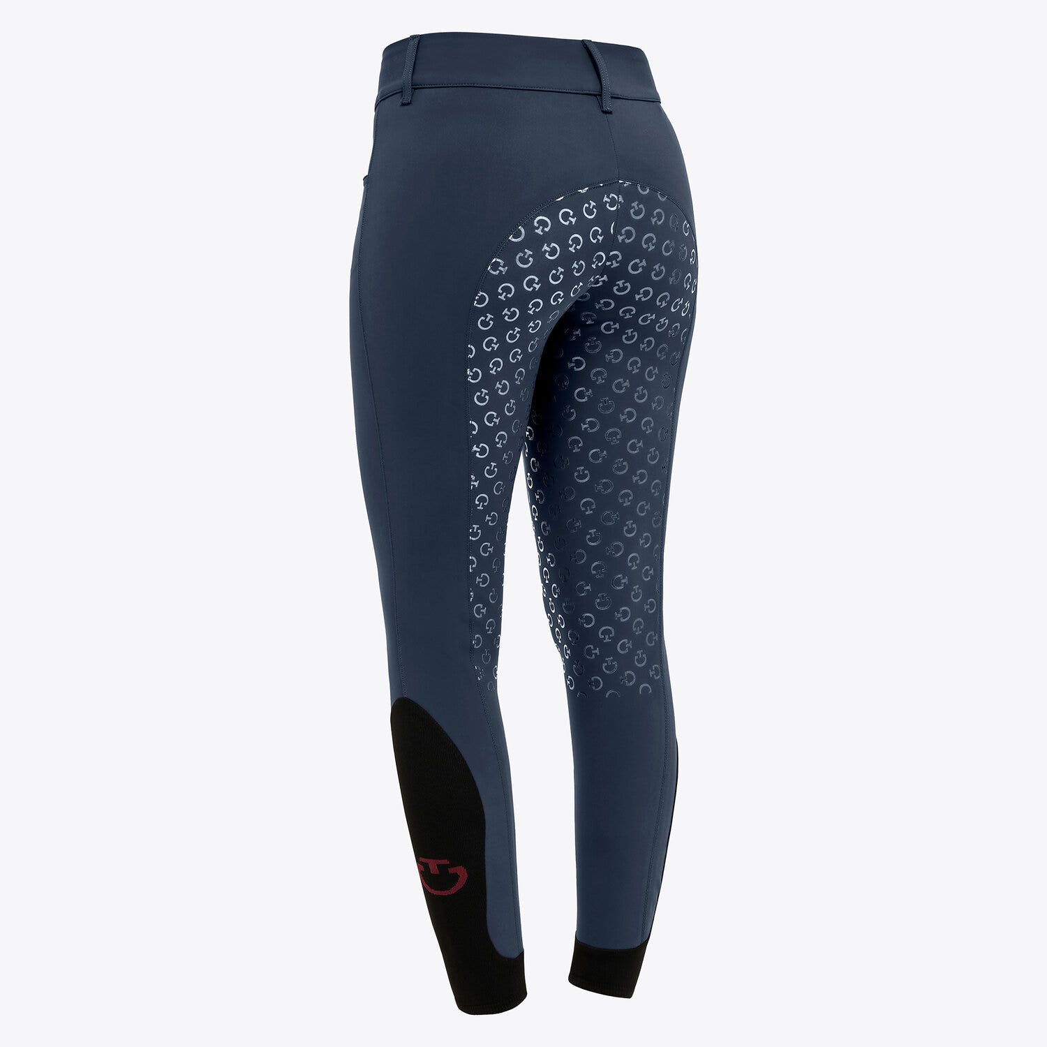 Cavalleria Toscana Women's full grip dressage breeches ATLANTIC BLUE-3