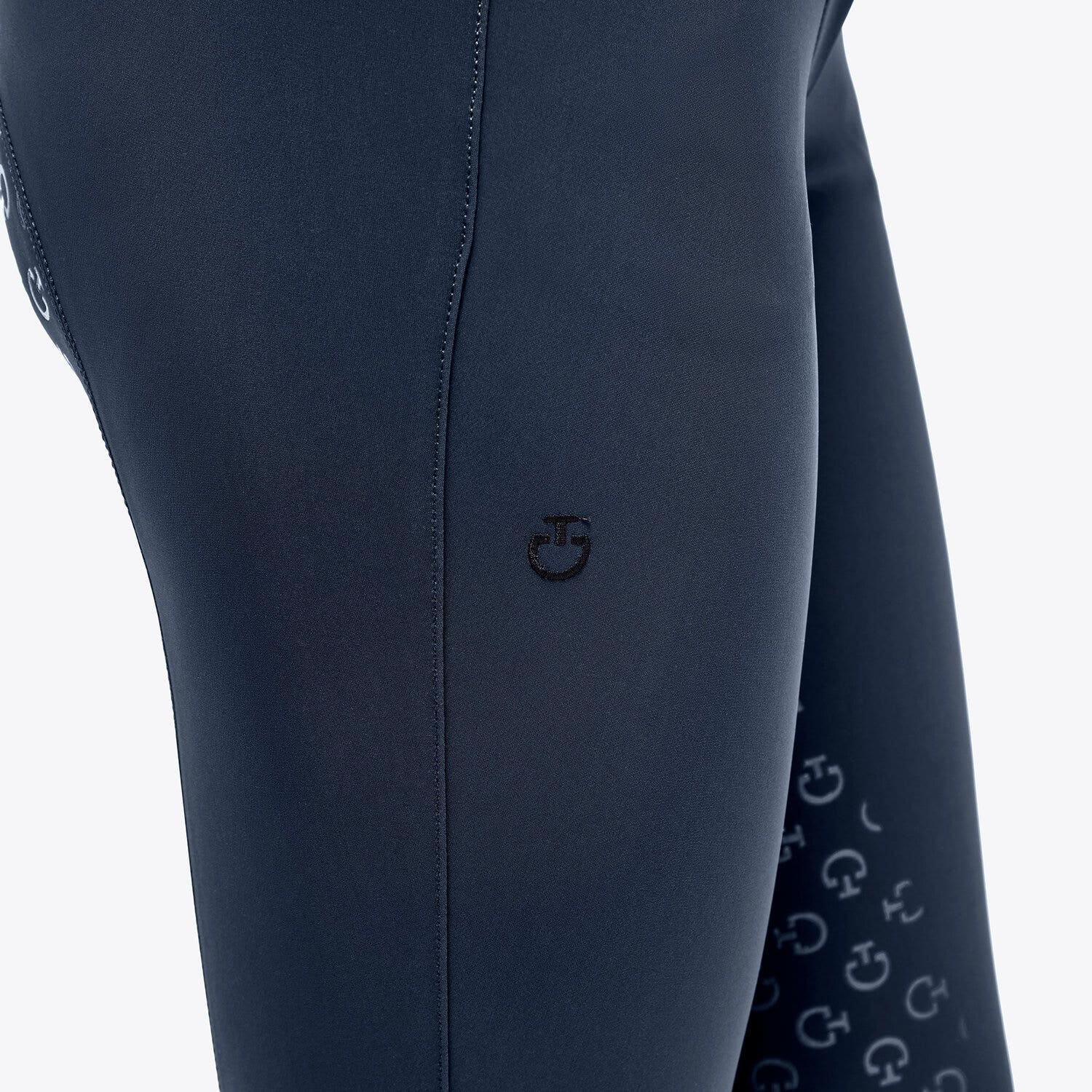 Cavalleria Toscana Women's full grip dressage breeches ATLANTIC BLUE-4