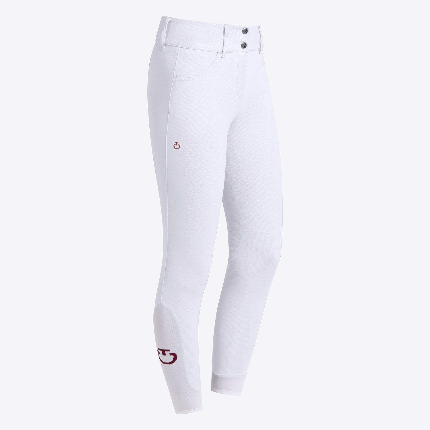Cavalleria Toscana Cavalleria Toscana Women's full grip dressage breeches WHITE-1