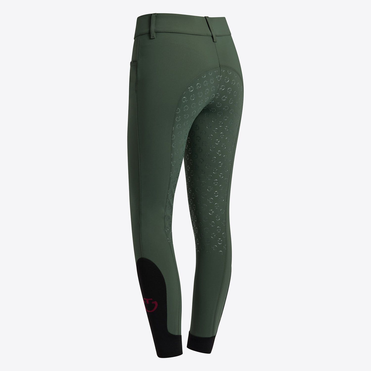 Cavalleria Toscana Cavalleria Toscana Women's full grip dressage breeches FOREST GREEN-2