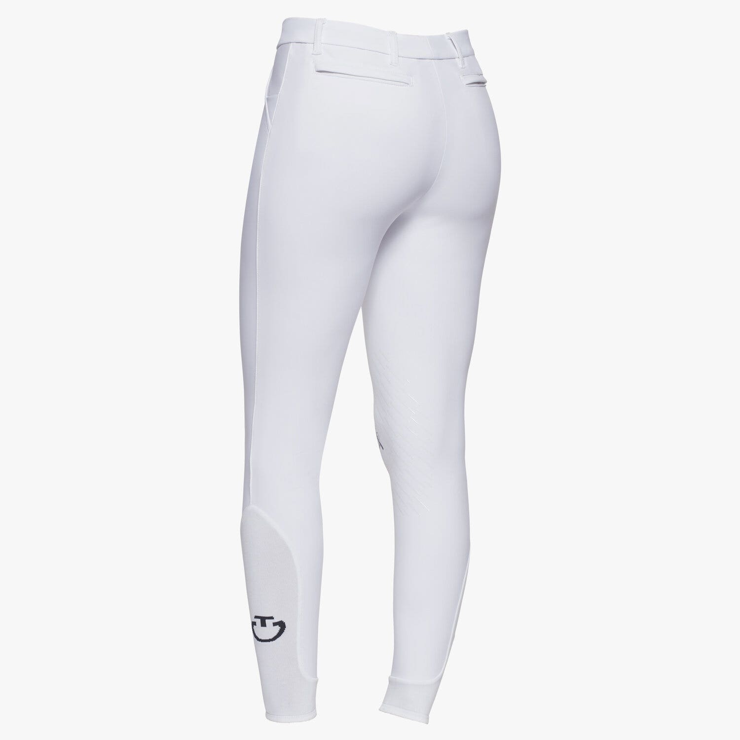 Cavalleria Toscana Women's CT Team knee grip breeches WHITE-3