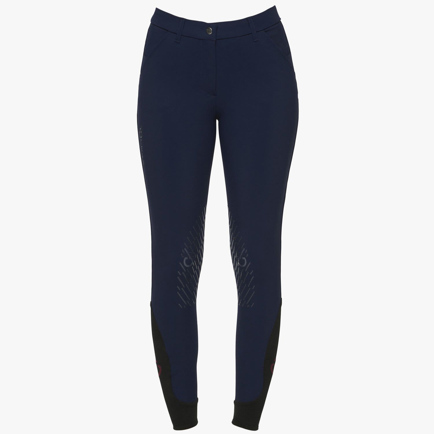 Cavalleria Toscana Women's CT Team knee grip breeches ROYAL BLUE-2