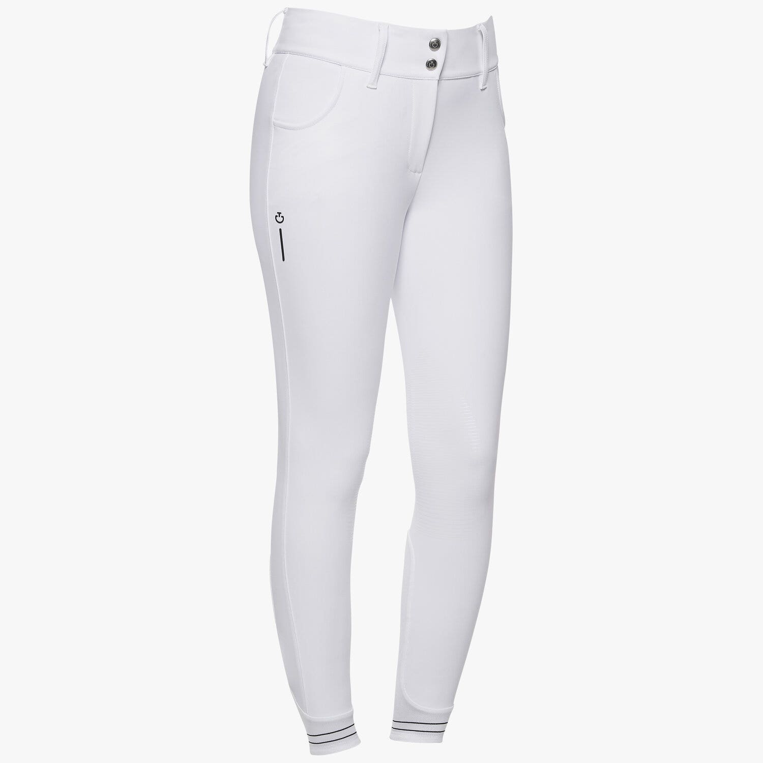 Cavalleria Toscana Women's high rise REVOLUTION breeches WHITE-1