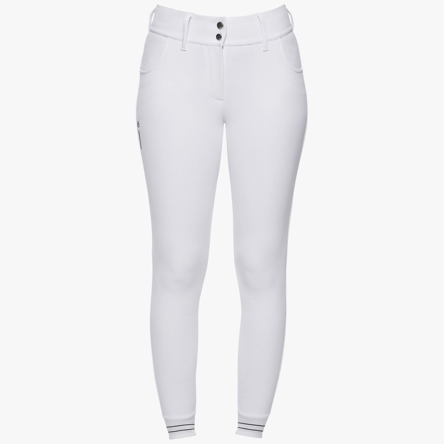 Cavalleria Toscana Women's high rise REVOLUTION breeches WHITE-2