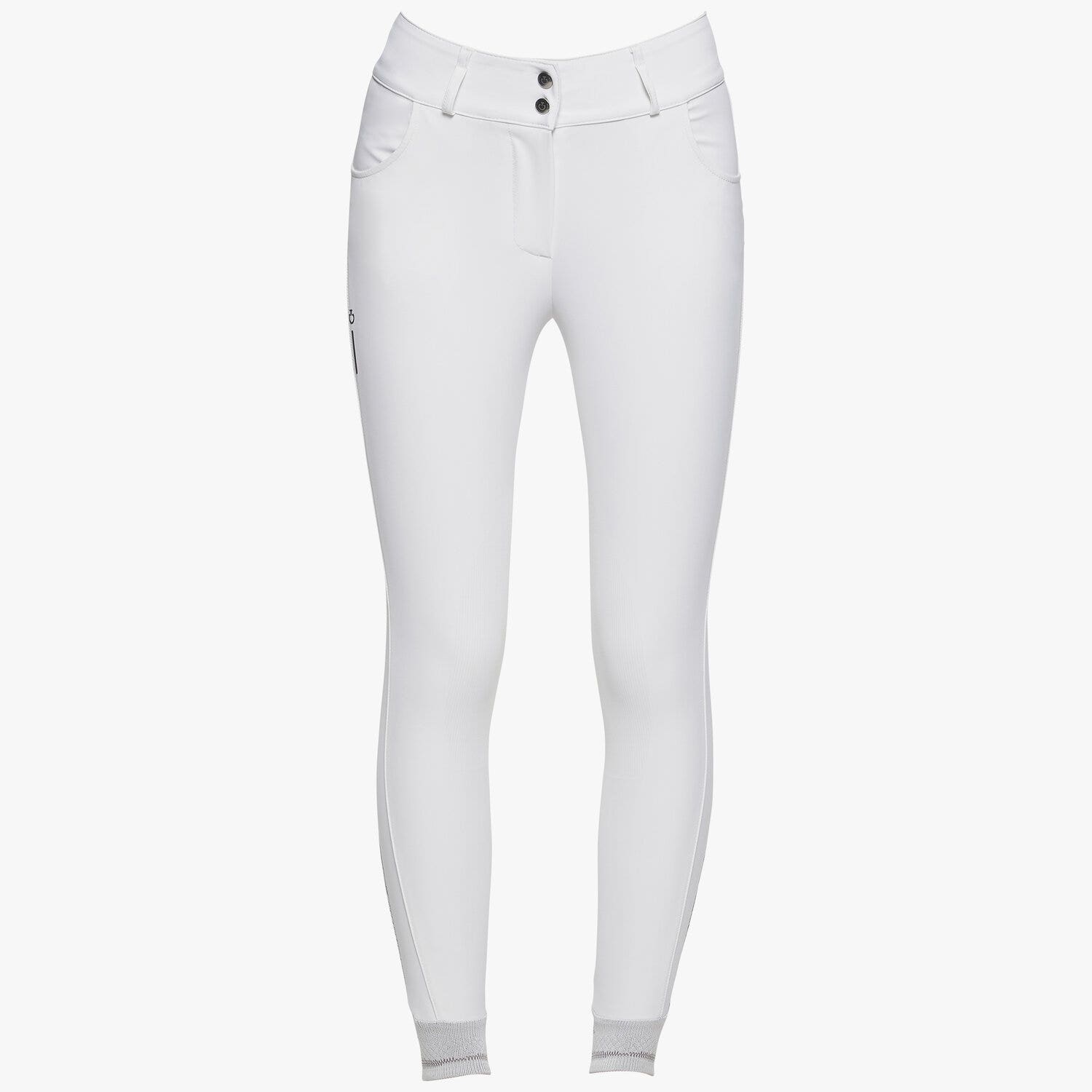 Cavalleria Toscana Women's RS breeches high waist WHITE-2