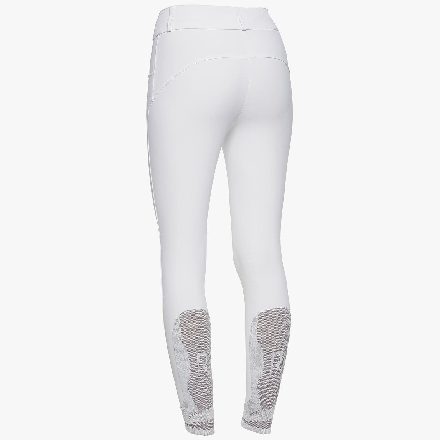 Cavalleria Toscana Women's RS breeches high waist WHITE-3