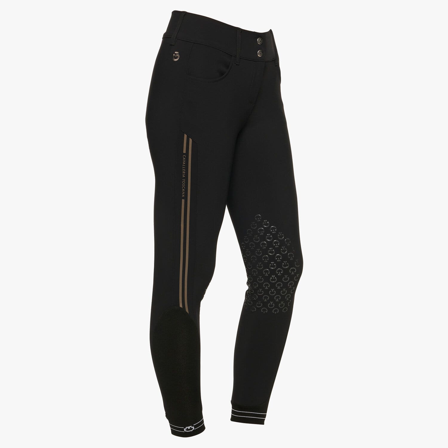 Cavalleria Toscana Women’s four-way stretch performance breeches BLACK-1