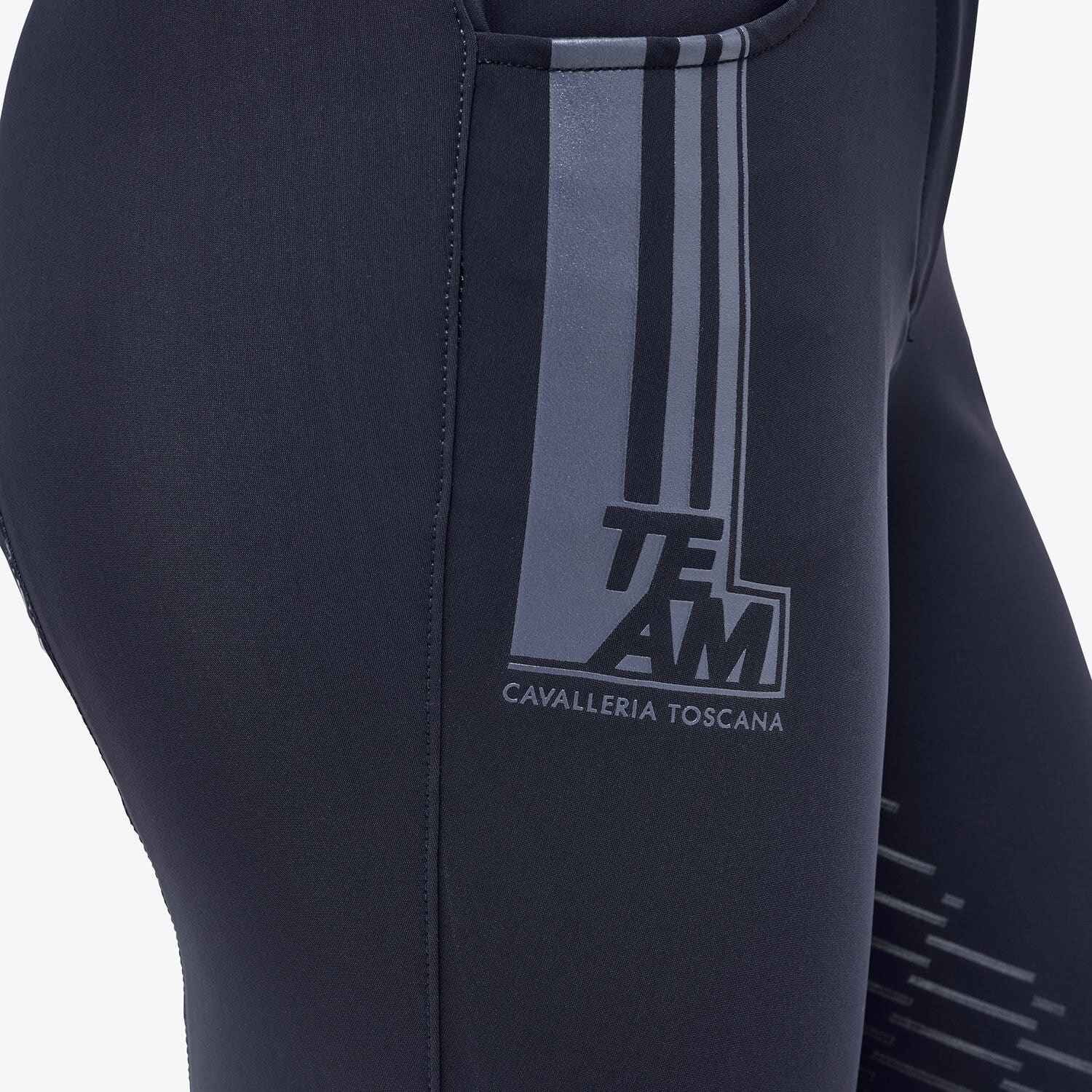 Cavalleria Toscana CT Team Raceway High Waist Full Grip Breeches SMOKEY BLUE-4