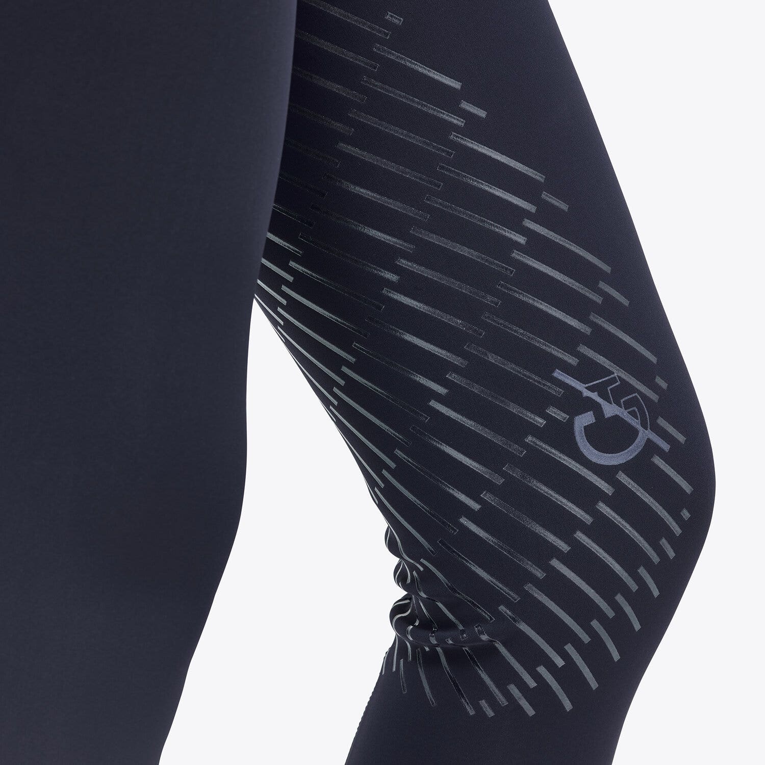 Cavalleria Toscana CT Team Raceway High Waist Full Grip Breeches SMOKEY BLUE-5