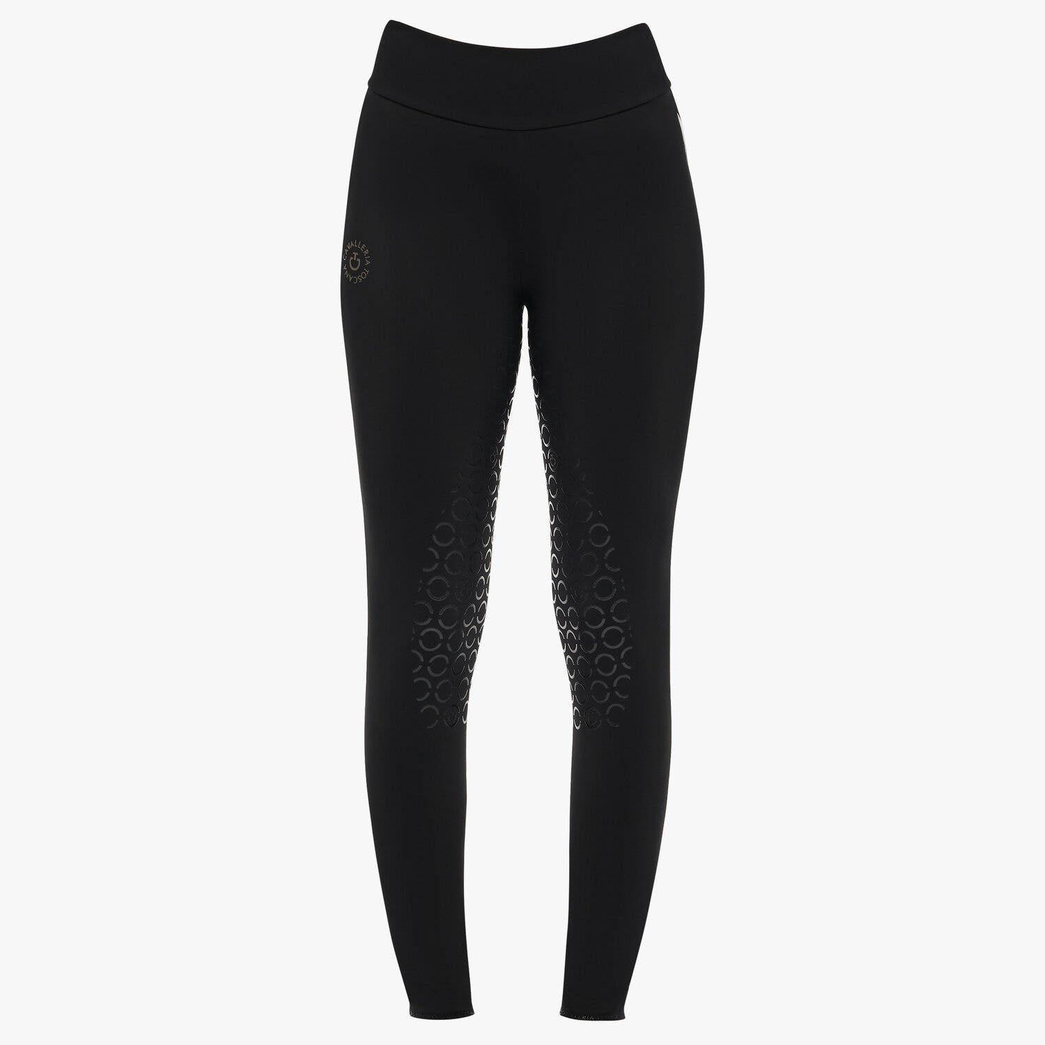 Cavalleria Toscana Women’s leggings in four-way stretch performance jersey BLACK-1