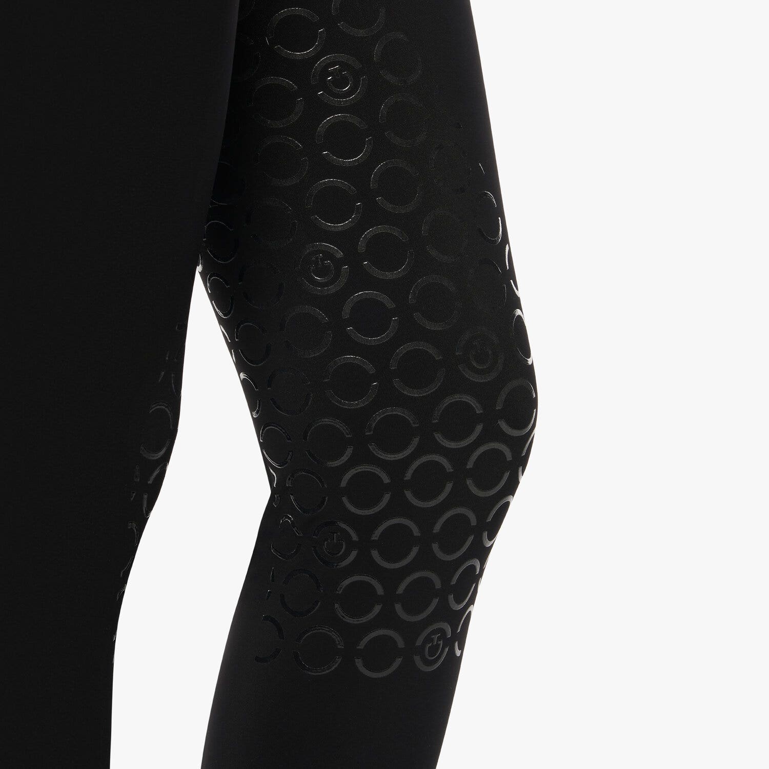 Cavalleria Toscana Women’s leggings in four-way stretch performance jersey BLACK-4