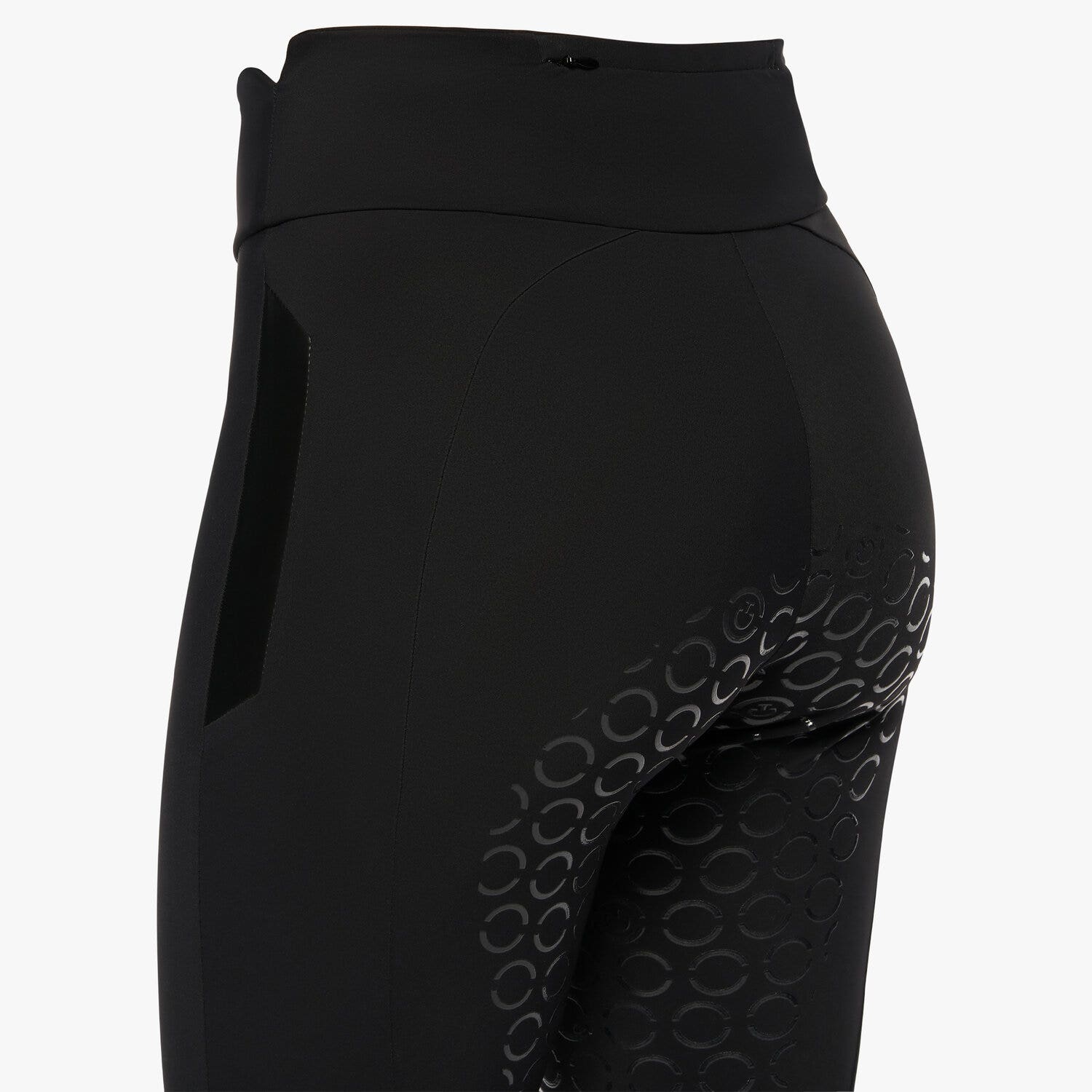 Cavalleria Toscana Women’s leggings in four-way stretch performance jersey BLACK-5