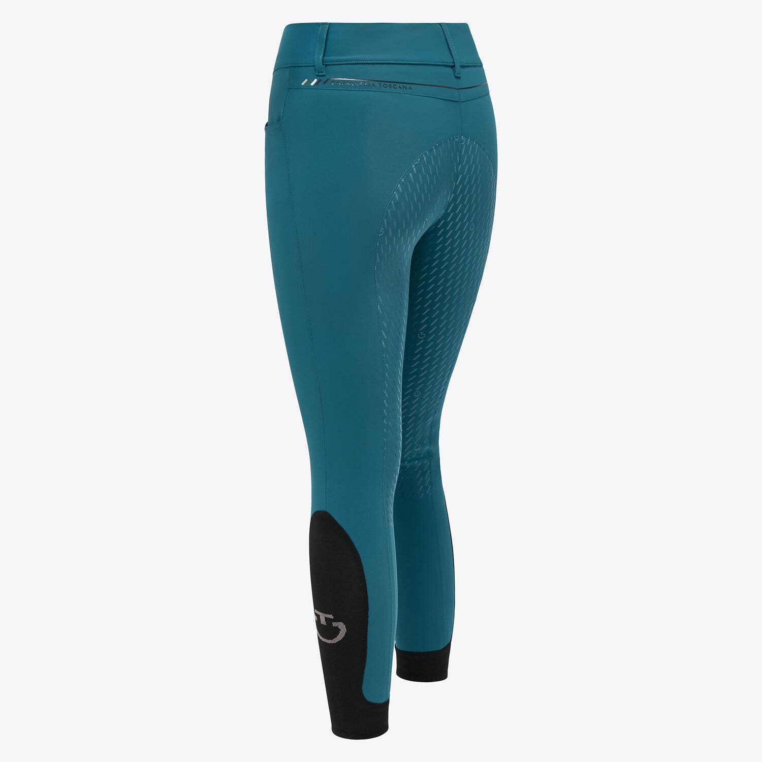 Cavalleria Toscana Women’s high-rise breeches DEEP SEA BLUE-2