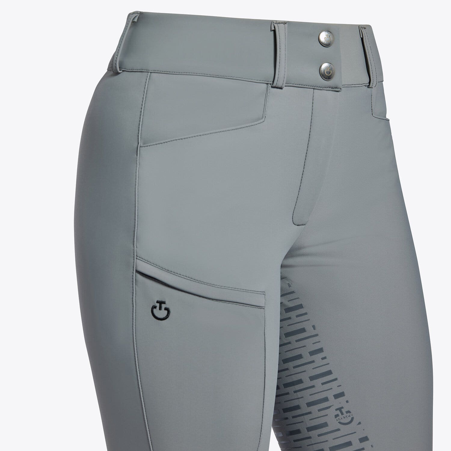 Cavalleria Toscana CT Academy Women's breeches in jersey GREY-3