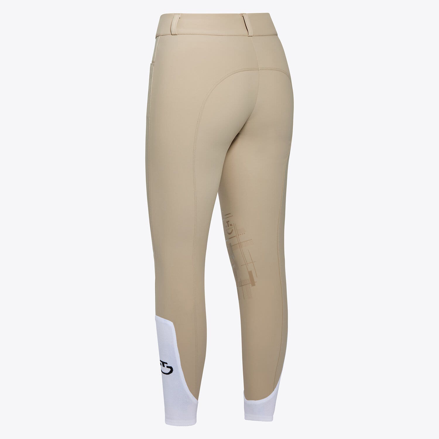 Cavalleria Toscana CT Academy Women's breeches in jersey BEIGE-2