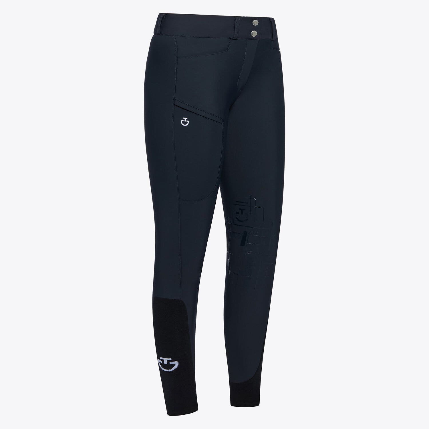Cavalleria Toscana CT Academy Women's breeches in jersey NAVY-1