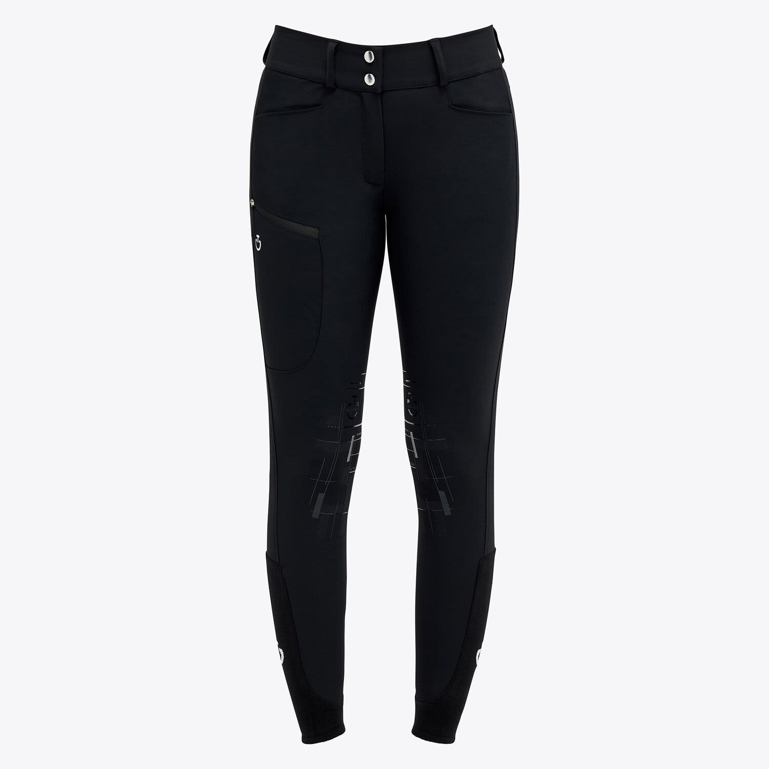 Cavalleria Toscana CT Academy Women's breeches in jersey BLACK-1
