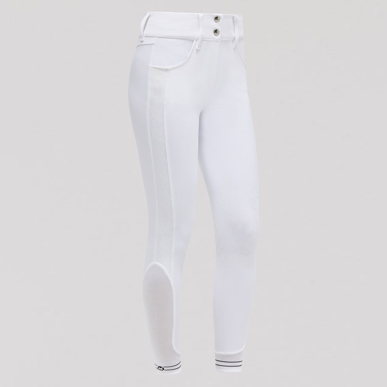 Cavalleria Toscana Women's Jumping breeches WHITE-1
