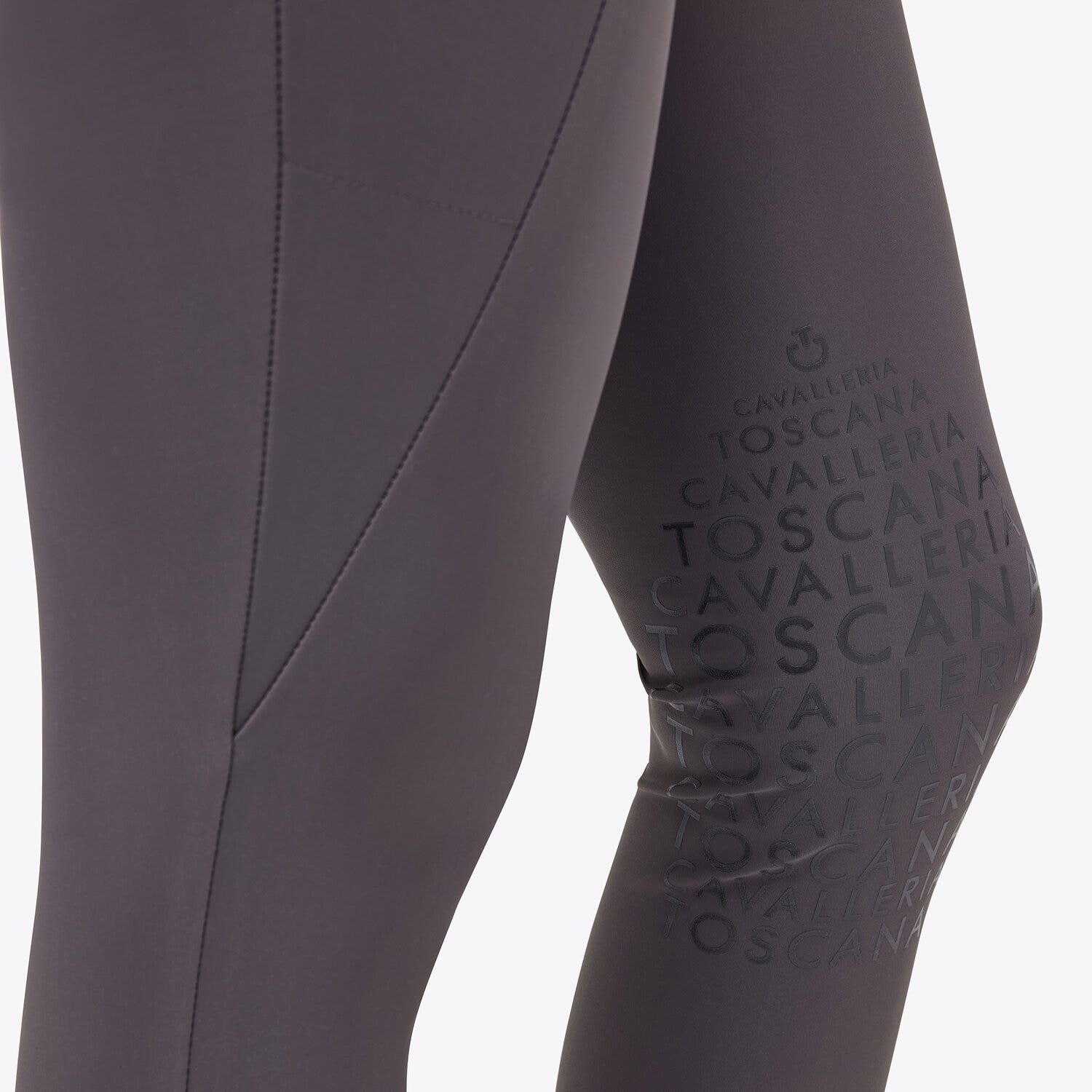 Cavalleria Toscana Women's training leggings CHARCOAL GREY-4