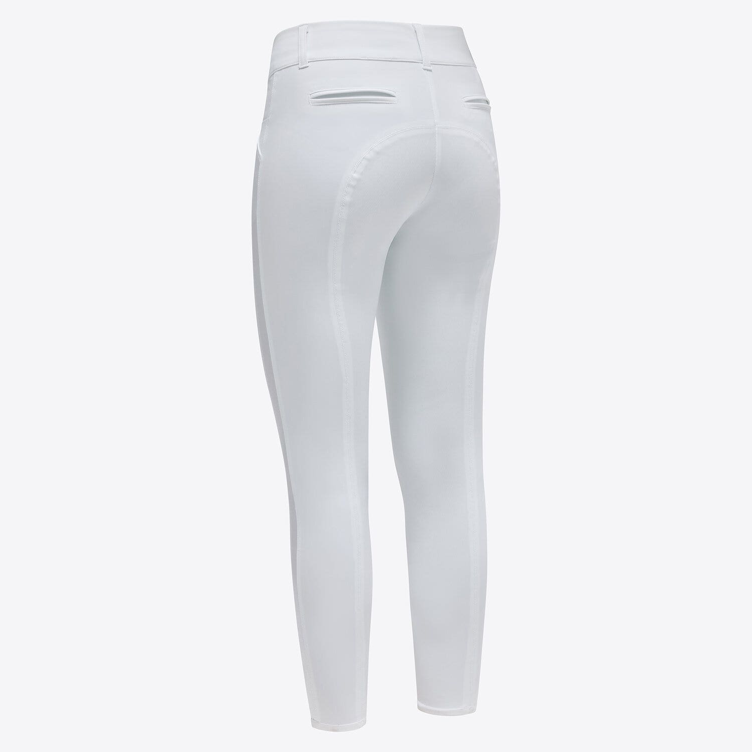 Cavalleria Toscana Women's full grip breeches WHITE-2