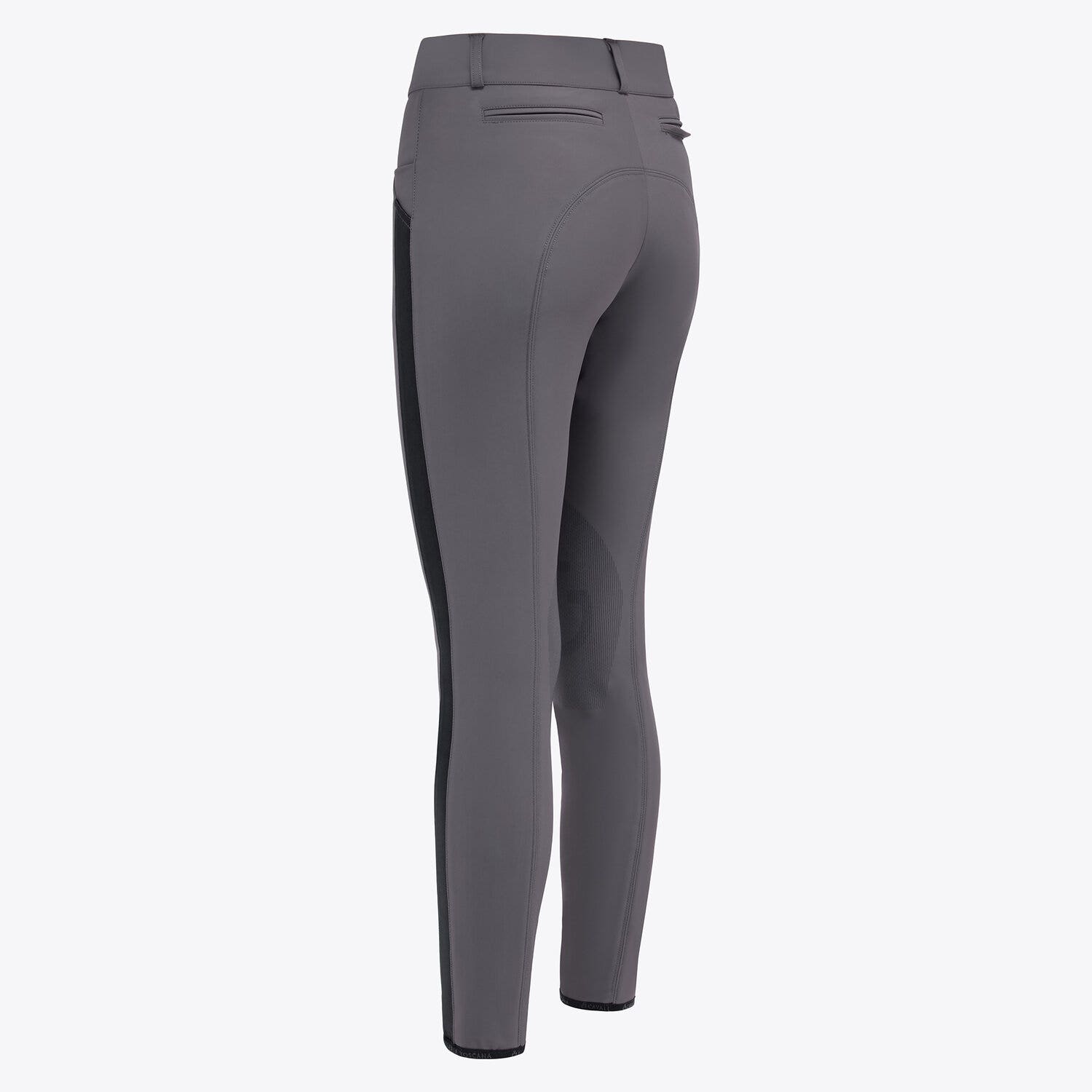 Cavalleria Toscana Women's knee grip breeches CHARCOAL GREY-2