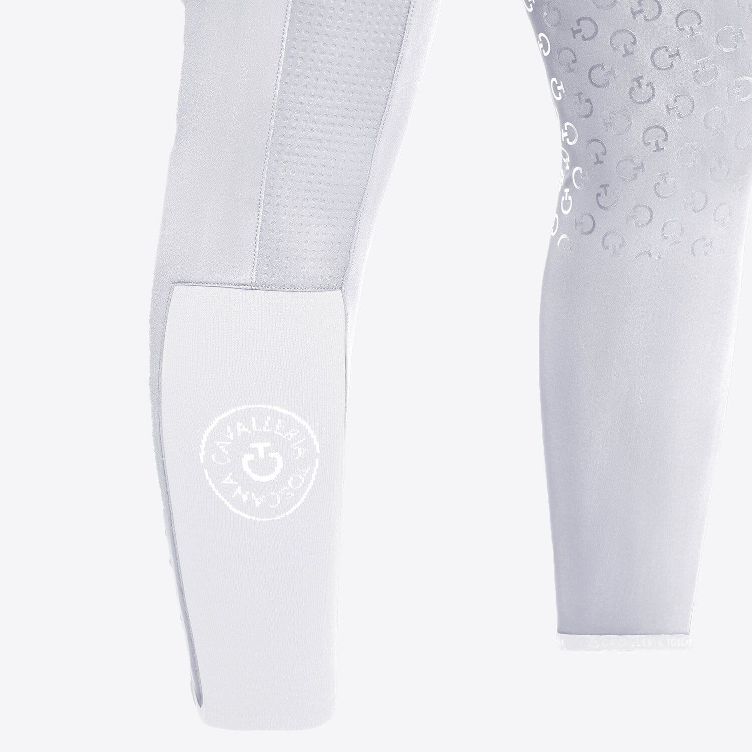 Cavalleria Toscana Women's full grip dressage breeches WHITE-4