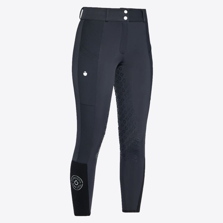 Cavalleria Toscana Pantaloni da donna jumping full grip NAVY-1