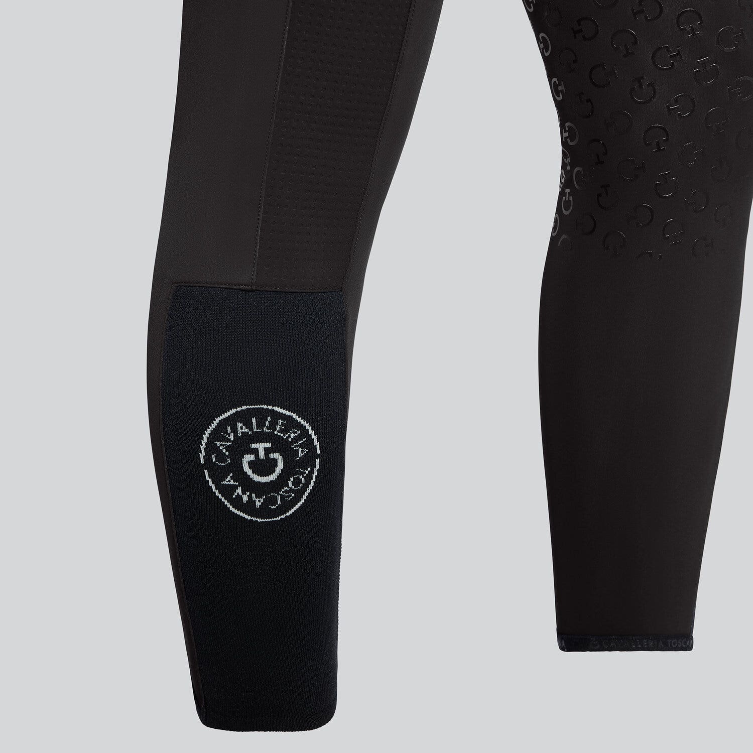 Cavalleria Toscana Women's full grip dressage breeches BLACK-4