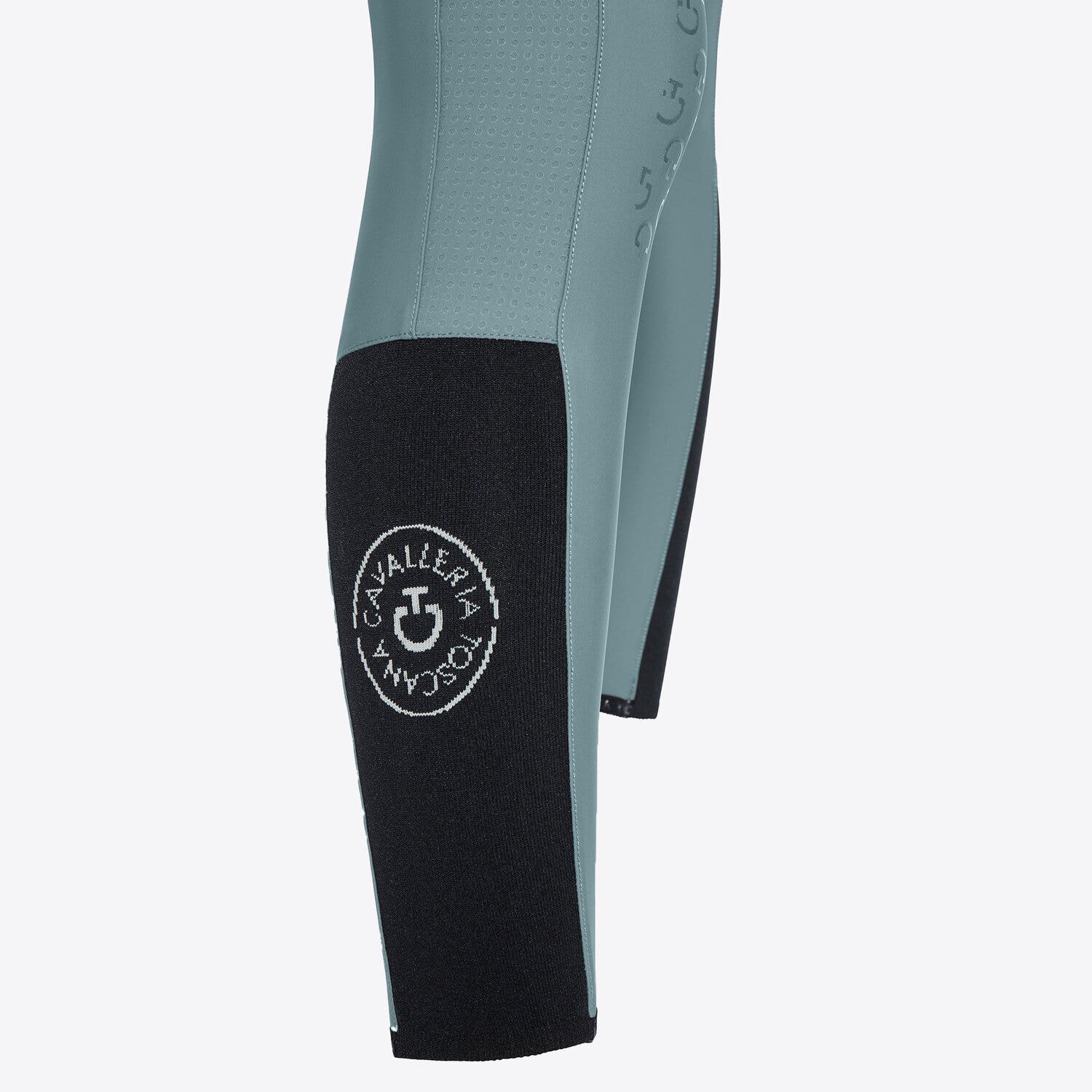 Cavalleria Toscana Women's knee grip jumping breeches PETROLEUM-4