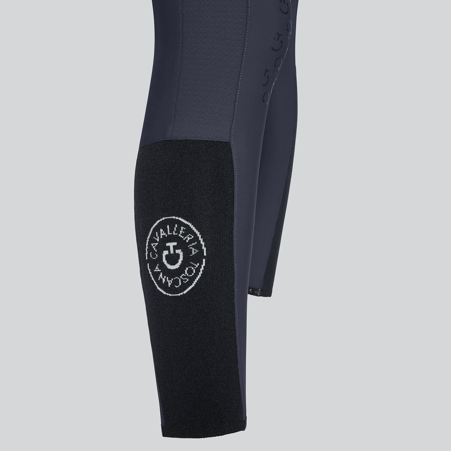 Cavalleria Toscana Women's knee grip jumping breeches NAVY-4