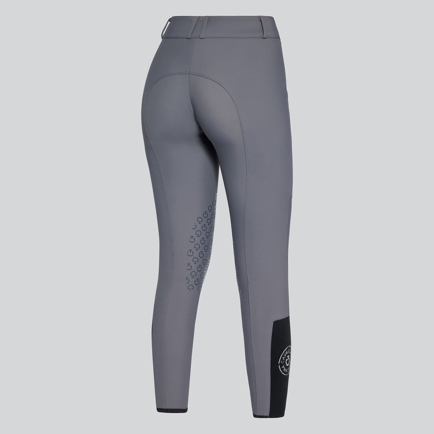 Cavalleria Toscana Women's knee grip jumping breeches ANTHRACITE GREY-2