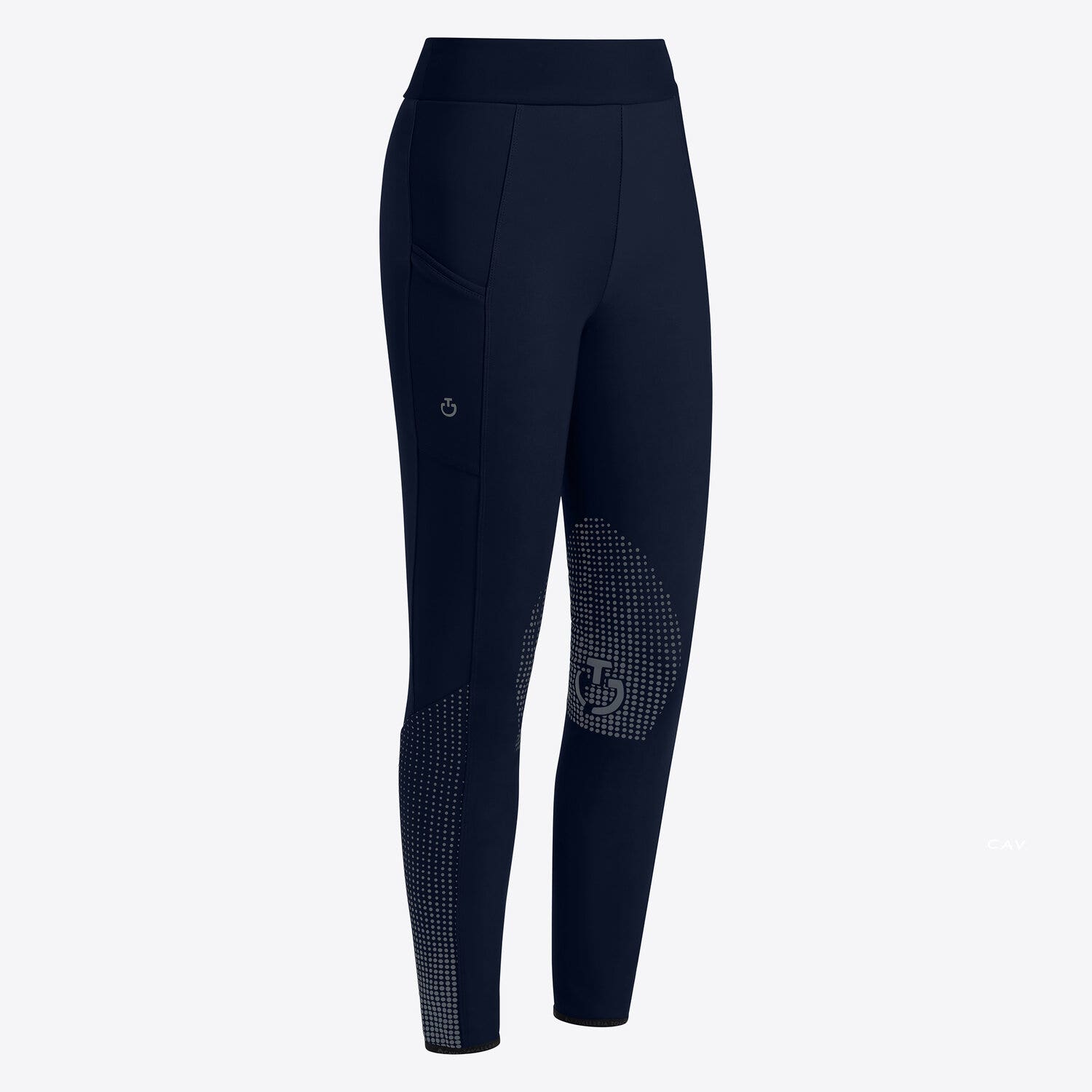 Cavalleria Toscana Cavalleria Toscana Women's jumping knee grip leggings NAVY-1