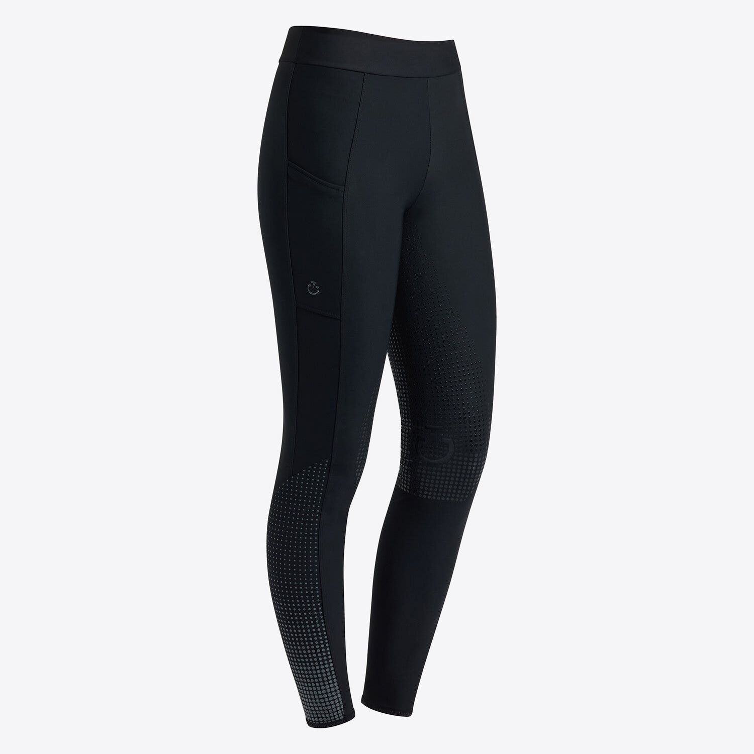 Cavalleria Toscana Cavalleria Toscana Women's dressage full grip leggings BLACK-1