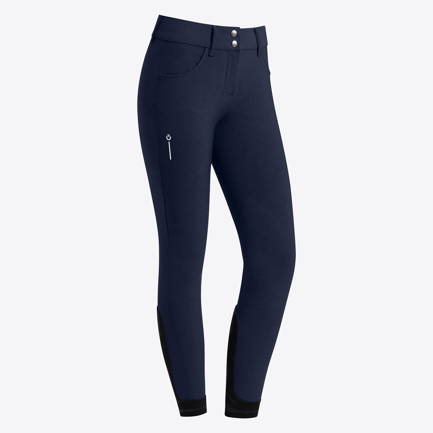 Cavalleria Toscana Cavalleria Toscana Revolution Women's knee grip jumping breeches NAVY-1