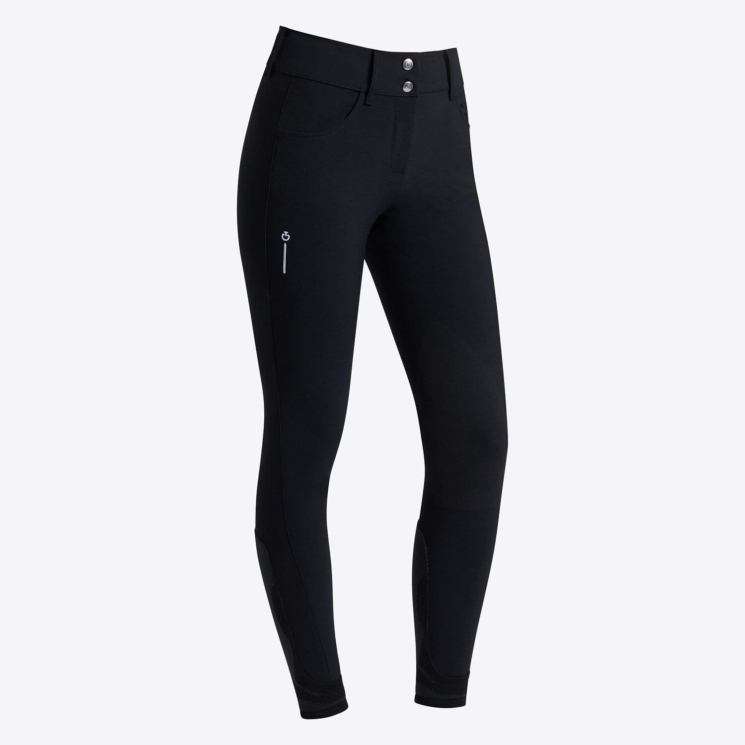 Cavalleria Toscana Cavalleria Toscana Revolution Women's knee grip jumping breeches BLACK-1