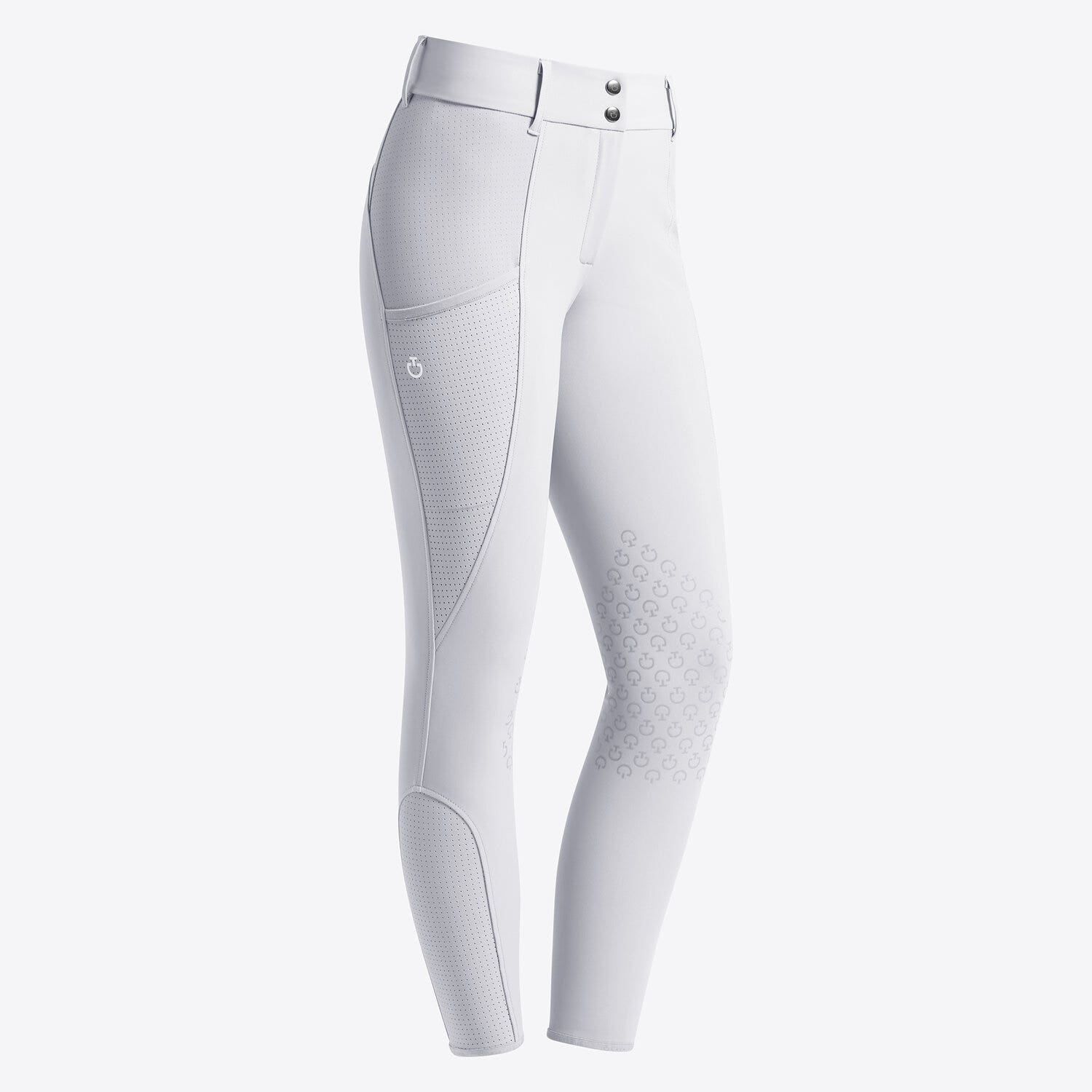 Cavalleria Toscana Cavalleria Toscana Women's Jumping knee grip Breeches WHITE-1
