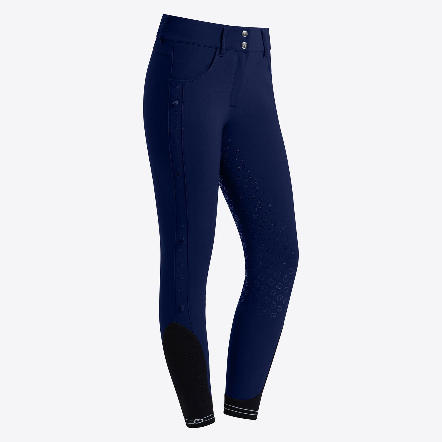 Cavalleria Toscana Cavalleria Toscana Women's dressage full grip Breeches ROYAL BLUE-1